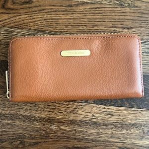 Michael Kors brown leather wallet